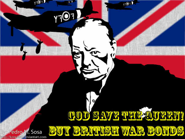 God Save the Queen Buy British War Bonds