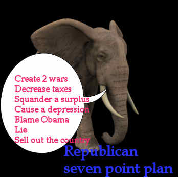 Republican Seven Point Plan to ruin the country