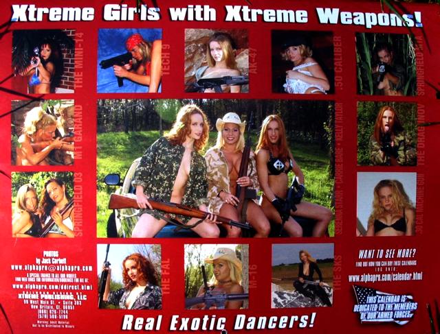 Xtreme Weapons calendar