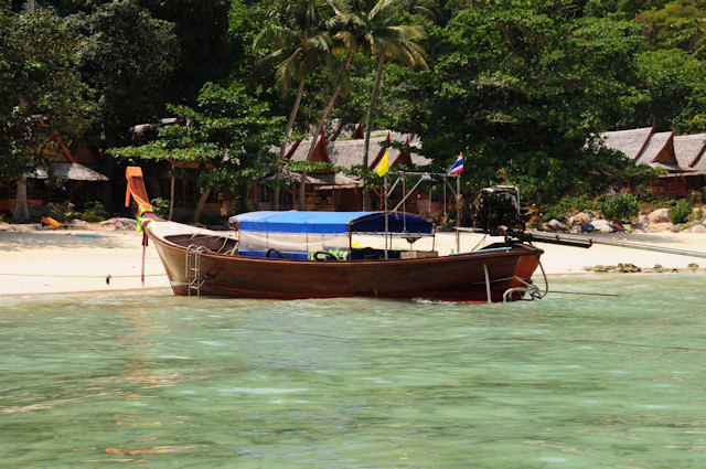 Long Tailed boat Relax Beach
