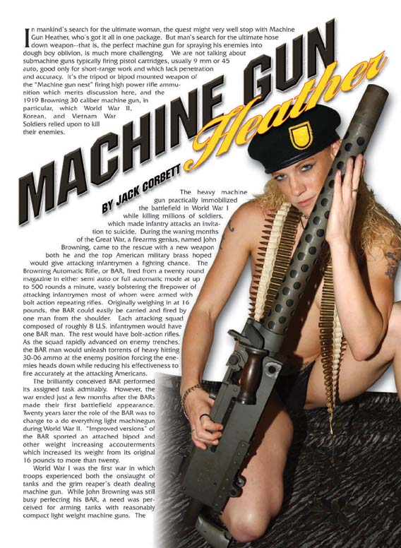 Xtreme Machine Gun Heather page 1