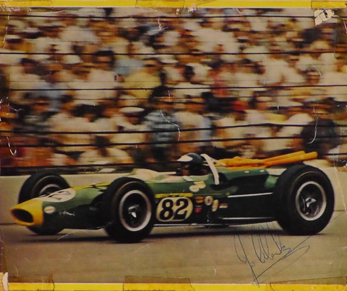 Jim Clark's Indianapolis winning Lotus race car