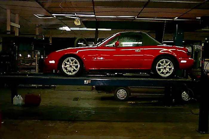 picture of Jack Corbett's 1003 supercharged Mazda Miata sportscar