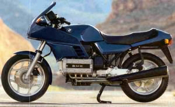 picture:  My dream motorbike, the BMW K-100 RS I eventually bought