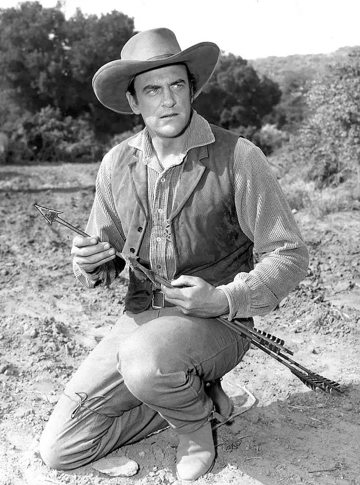 picture: Actor James Arness as he appeared in Gunsmoke