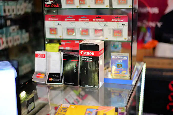 picture:  Shows a few necessities for cameras
