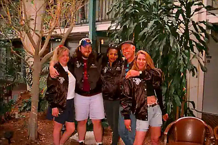 picture:  Dirt and Jack with Dollies Playhouse strippers Jade, Satin and Marriah