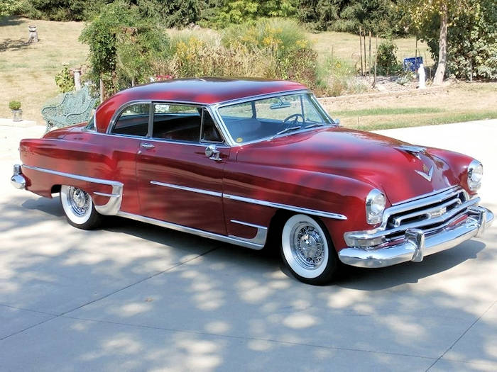 picture:  1954 Chrsler New Yorker could top out at 120 miles an hour