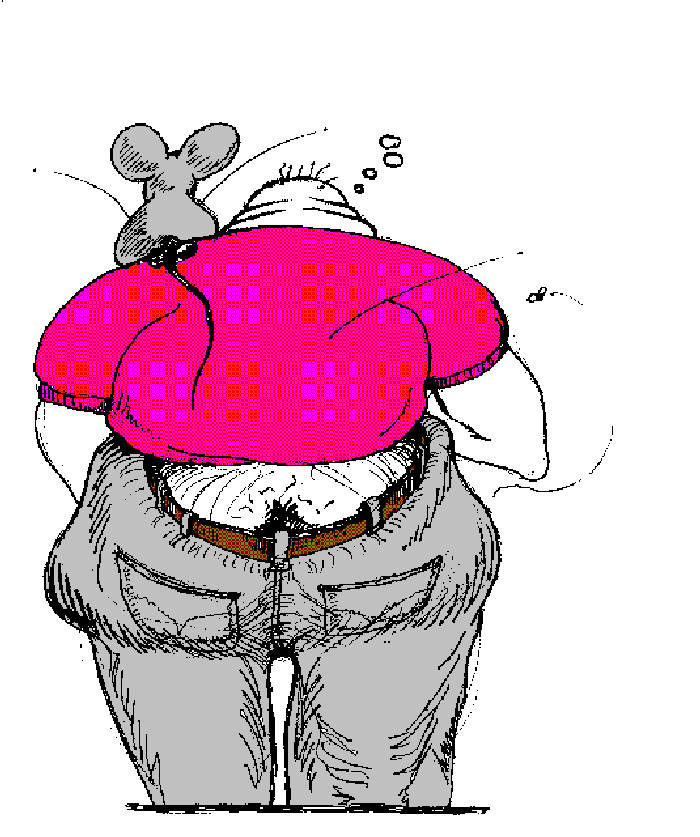 Cartoon:  Created by Scott Wagner, Hilarious picture of man who lives off his stripper girlfriend