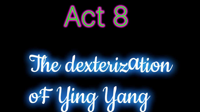 Dexter and Crazy Fox Bar desterize Ying Yang