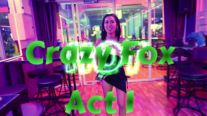 Jnney dancing with Mali Video at the Crazy Fox