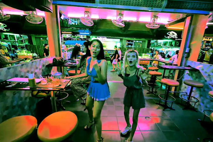 Inside the Soi Chaiyapoon Crazy Fox Bar