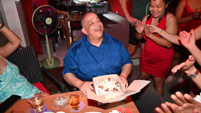 picture of Rick at his birthday party