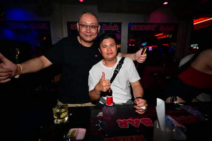 Body Slamming Nymphoz cover picure of Ninja and Thai