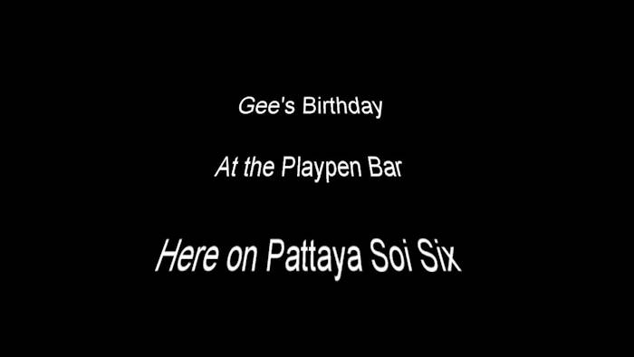 Video:  Gee shows off her stuff at the Pattaya Playpen Bar