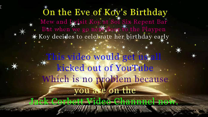 Video: Koys birthday at Repent Bar with contest winners Mew and Koy