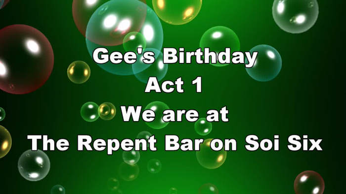 First video of Gee's birthday