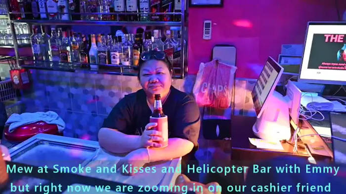 Video: Jack and Mew cutting up with the cashier