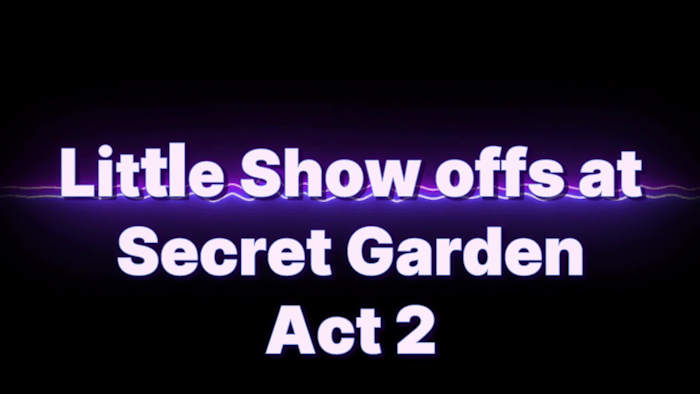 Video:  Little showoffs at the Secret Garden Soi Six Bar