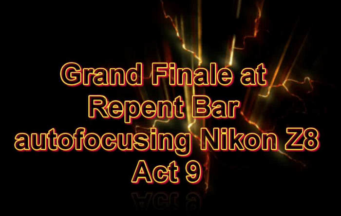 Video:  Grand finale of the night at Sweet Bar