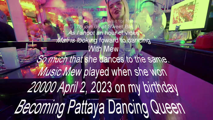 Video of Dancing Queens Mew-Mali Mali imitating Mew