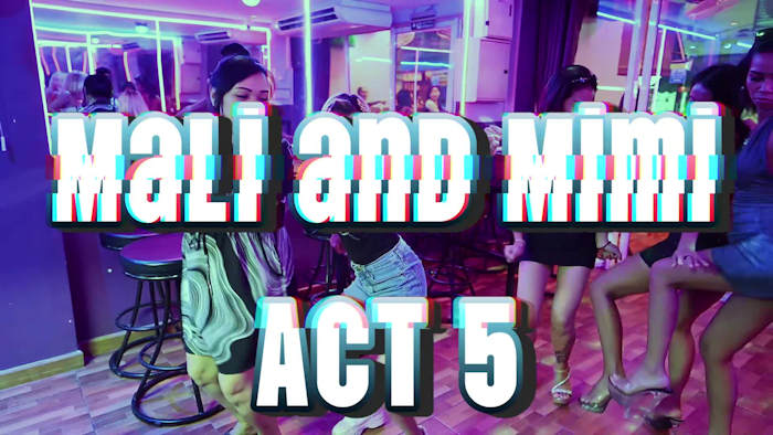 Videos at Sweet Bar with Mali, Mimi and Crazy Fox girls