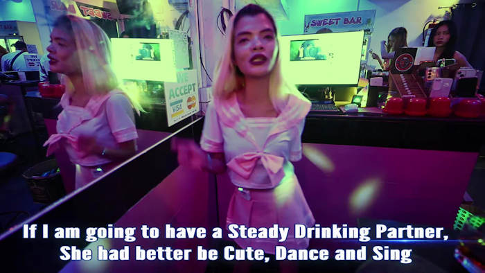 Video of Mali doing Sweet Bar Karaoke