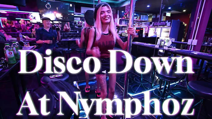 Watch video disco down at Nymphoz