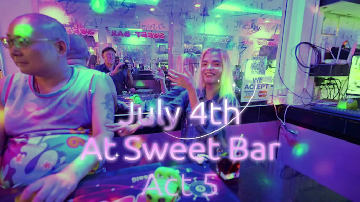 Sweet Bars DJ playing her msuci for this video