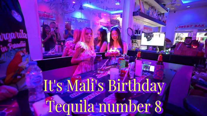 4th video of Mali's birthday party on Soi Six