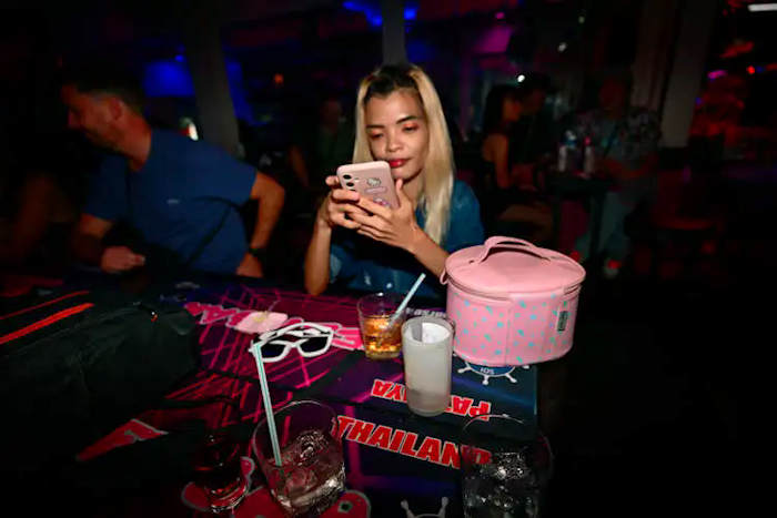 Mali at Nymphoz Bar on Soi Six