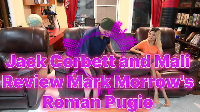 Mark Morrow Masterpieces picture of Jack Corbett showing off Viking