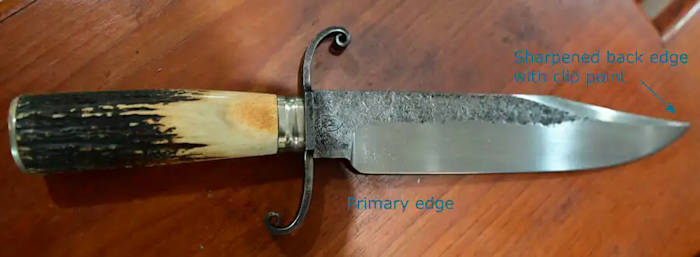 picture:  Mark Morrow Arkansas fighting bowie knife